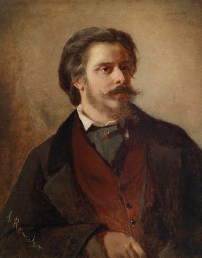 Bildnis des Malers Berthold Winder (1833–1888) von Anton Romako